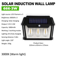 Warm LED Solar Wall Light Outdoor Lighting Motion Sensor Automatic Night Light Solar Lamp Garden Dow