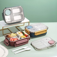 Stainless Steel Insulated Lunch Box Can Into Microwave Oven Office Worker Lunch Box High-value Stude