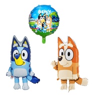 [SG] Bluey cartoon Character Foil Balloons Birthday Party Decoration party for kids birthday gift