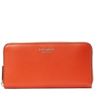 Kate Spade Spencer Zip-Around Continental Wallet in Dried Apricot pwr00281