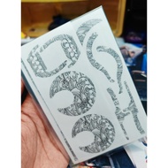 Cq101 2021 sticker decal 3d