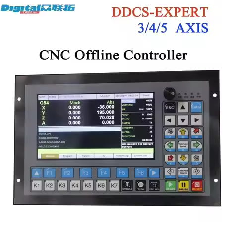 DDCSE V2.1 3/4/5 Axis ATC Standalone Motion Controller 1Mhz G-Code Motor Controller For Milling Engr