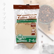 Kyowa日本製無漂白咖啡濾紙-2~4杯用-80枚入x6包