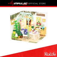 Robotime Rolife DIY Miniature House Kit Super Creator DW013B - Blooming Tea Garden