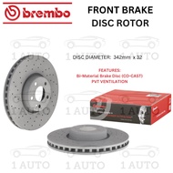 GENUINE BREMBO FRONT BRAKE DISC ROTOR MERCEDES BENZ W205 C300 C350e W213 E200