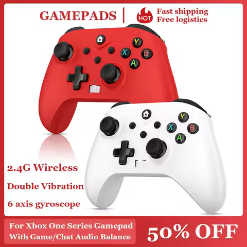 2.4G Wireless Gamepad For Xbox One ,Xbox Seris S ,X Console Win dow 7 8 10 pc With Dual Vibra/Six Ax