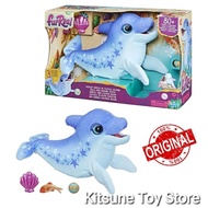 Fur Real Dazzlin' Dimples My Playful Original Hasbrodolphin - Dazzling Dolphin Educational Doll Toy 