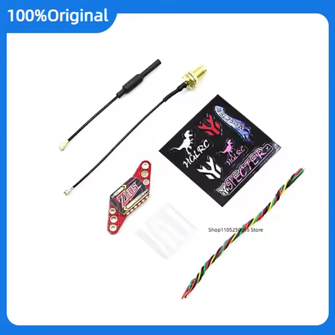 HGLRC Zeus VTX 350mW / 800mW / 1.6W / 2.5W FPV 5.8G 2.4G 40CH Built-in Microphone Transmitter For RC