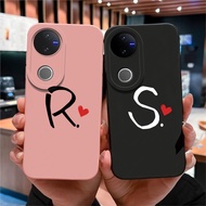 New Casing For Vivo V50 Shell 26 Alphabet Style Pattern Silicone Material Is Soft And Skin-friendly 