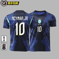 The 2026 FIFA World Cup Brazil national team jerseys: Neymar wears number 10 Vinicius wears number 7