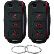 Sarung Kunci Getah Silikon Serasi dengan VW Volkswagen Beetle CC Eos GTI Golf Jetta Passat Rabbit Ti