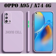 Oppo A95 Casing / A74 2021 - Liquid Silicone Softcase Oppo A95 Premium Square