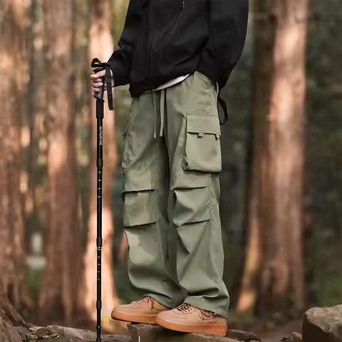 Paratroopers Pants Workers Tide Men's Summer Summer Skin American Tide Straight Casual Cold Sports S
