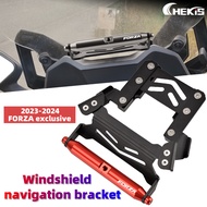 Chekis for HONDA FORZA350 NSS250 2023-2024 modified windshield crossbar navigation mobile phone hold