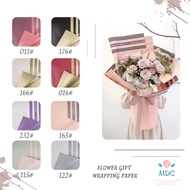 (20 HELAI) 385 PEMBALUT BUNGA PLASTIK/ PEMBALUT HADIAH/KERTAS PEMBALUT SEJAMBAK BUNGA