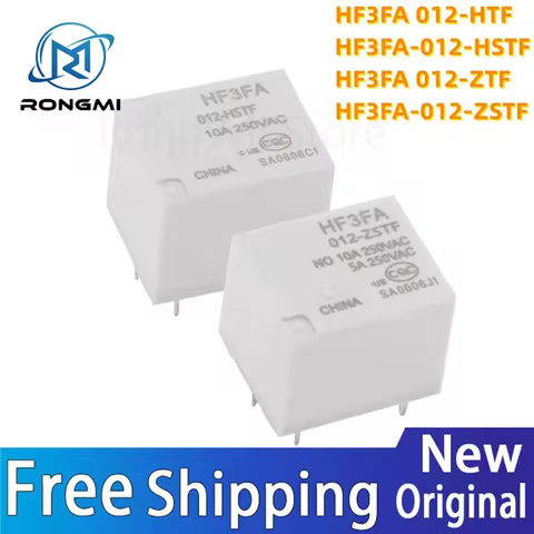 5PCS 100% Original New HF3FA-012-HTF HF3FA-012-HSTF HF3FA-012-ZTF HF3FA-012-ZSTF DC12V relay 10A 4pi