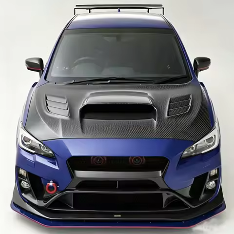 High Quality Lightweight Carbon Fiber Vented Hood Replacement Body Kit for WRX STI VA Impreza 2015-2