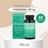 Viva Naturals French Maritime Pycnogenol 100mg 60 Capsules