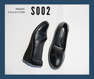 รองเท้าเเฟชั่นผู้หญิงเเบบคัชชูทำงาน Slip on ส้นเตี้ย No. S002 NE&amp;NA Collection Shoes