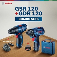 Bosch Combo GDR + GSR 120-Li Cordless Hex Impact Driver / Drill