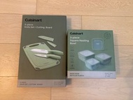 Cuisinart knife set cutting board & Square bowl 食物盒 刀套裝 砧板