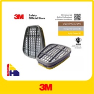3M 6057 (CE & SIRIM) Gas & Vapor ABE1 Filter/ OV & AG Cartridge