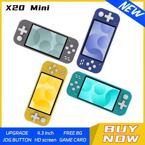 X20 Mini Retro Handheld Console 4.3 Inch Portable Video Game Console for MAME CPS GBA NES GB SEGA NE
