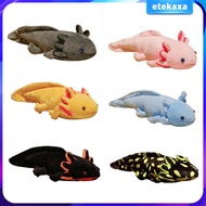 [Etekaxa] Axolotl Plush Doll 17.72inch Lifelike Axolotl Plush Throw Pillow Axolotl Plush