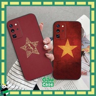 Oppo A73 / A93 case shaped like a red flag and yellow star of Vietnam's Fatherland, Patriotic