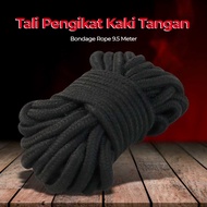 BLACKWOLF Tali Pengikat Kaki Tangan BDSM Bondage Rope 9.5 Meter - PCT7