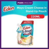 Eden Mayo Pouch - Real Mayonnaise with Cream Cheese Flavor 220ml Rich, Creamy, Savory Spread