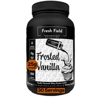 Vanilla Protein Powder - All Natural Whey Protein Powder - Gluten Free Whey Protein Isolate (25 gm) 