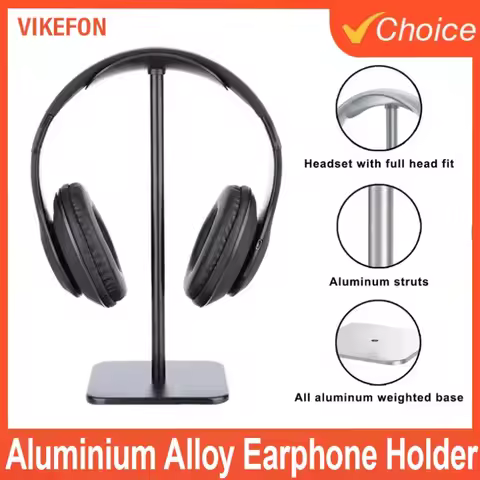 Aluminium Alloy Wireless Earphone Holder Head Mounted Earphone Hanger Can Store for Apple Airpods Ma