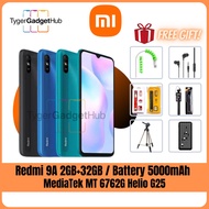 Original Redmi 9A 2GB+32GB MediaTek Helio G25 Battery 5000mAh hot model/telefon pintar murah tulen redmi xiaomi cover