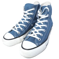 CONVERSE All Star Canvas J HI 高筒運動鞋，日本製造，美國尺寸 5 1/2 (24.5cm)，藍色，二手。