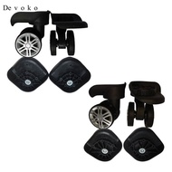 [Devoko] 2 Pieces Luggage Suitcase Wheels Left Right Luggage Wheels Replacement
