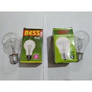 5 watt & 25 watt yellow incandescent bulb