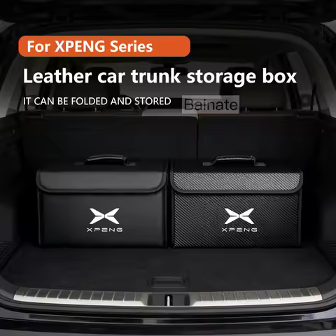 Car Trunk Storage Box Fit For XPENG G6 XPENG P7 G9 XPENG MONA M03 G3 P5 2025 2026 Foldable Stowing T