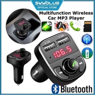Car MP3 Player Bluetooth FM Transmitter LCD Dual USB Charger