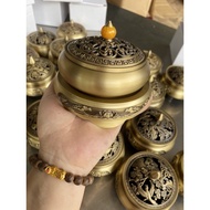 Brass incense burner set (including frankincense - base)