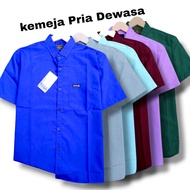 KEMEJA PRIA LENGAN PENDEK WARNA DUSTY PINK TERLARIS 2025