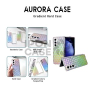 LAYAR Aurora Gradient Case For Samsung Galaxy Z FOLD 4 / Z FOLD 5 / Z FOLD 6 / Folding Screen Fashio
