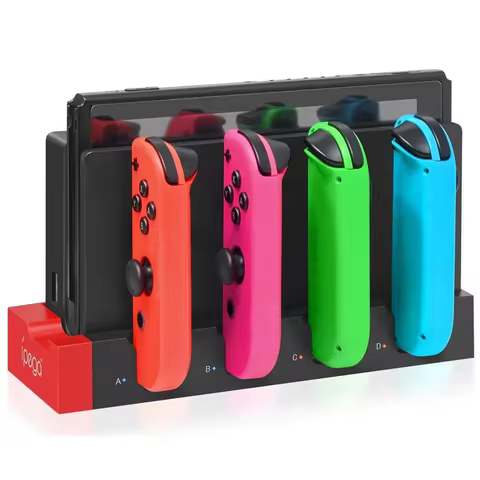 for NS Switch JoyCon Charging Dock Hub USB Controller Charger Dock Stand Station Holder Switch NS Jo