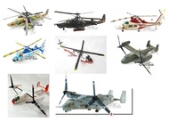 F-TOYS Helicopter 3 1/144 KA50 Blackhawk UH60 Dolphin AS365 Osprey V22 Semi-finished Product Ready S