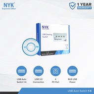 NYK USB Sharing Switch 4 port USB Auto Data Switch