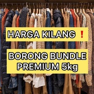 [SALES] Pemborong Baju Bundle Borong 2kg &amp; 5kg Premium (Mix Knitwear, Tshirt, Crop Top, Sweatshirt, Kemeja, Jacket)