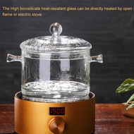 Panci Kaca Bening Glass Pot Transparan- Panci Borosilicate tahan panas