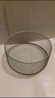 鐵絲網狀儲物籃 雜物籃 收納籃 round storage basket