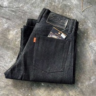 Hard Jeans 16oz รุ่นอาชาสีนิลมีทรงกะบอกเล็กและกะบอกตรง,กะบอกใหญ่