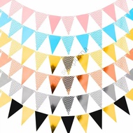 Zig - Zag Triangle Banner HBD Flag Banner Zigzag Triangle Flag Banner Bunting/